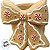 Mini Vaso Decorativo de Natal - Laço Gingerbread - 8x9,5x8,5cm - 1 unidade - Cromus - Rizzo - Imagem 2