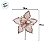 Poinsétia Decorativa - Chá com Glitter - 44cm - 1 unidade - Cromus - Rizzo - Imagem 3