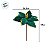 Poinsétia Decorativa - Verde Veludo - 44cm - 1 unidade - Cromus - Rizzo - Imagem 3