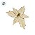 Poinsétia Decorativa - Branco com Glitter Dourado - 43cm - 1 unidade - Cromus - Rizzo - Imagem 2