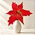 Poinsétia Decorativa - Vermelho Veludo - 43cm - 1 unidade - Cromus - Rizzo - Imagem 1