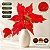 Poinsétia Decorativa - Vermelho Veludo - 43cm - 1 unidade - Cromus - Rizzo - Imagem 4