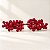 Galho Decorativo de Natal - Berry Veludo - Borgonha - 59cm - 1 unidade - Cromus - Rizzo - Imagem 1