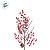 Galho Decorativo de Natal - Berry - Vermelho - 67cm  - 1 unidade - Cromus - Rizzo - Imagem 2