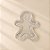 Bandeja Decorativa de Natal - Boneco Gingerbread - Transparente - 21,5cm - 1 unidade - Rizzo - Imagem 1