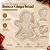 Bandeja Decorativa de Natal - Boneco Gingerbread - Transparente - 21,5cm - 1 unidade - Rizzo - Imagem 2