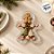 Bandeja Decorativa de Natal - Boneco Gingerbread - Transparente - 21,5cm - 1 unidade - Rizzo - Imagem 5