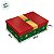 Caixa para Presente Retangular - Feliz Natal - Vermelho - M 21x27cm - 10 unidades - Regina - Rizzo - Imagem 3