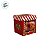 Caixa Mini para Panetone com Visor - Natal Clássico - Vermelho - 11,5x11,5cm - 10 unidades - Regina - Rizzo - Imagem 2