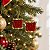Enfeite para Pendurar de Natal - Tambor - Vermelho e Dourado - 6cm - 2 unidades - Rizzo - Imagem 4