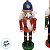 Kit Soldados Quebra Nozes de Madeira para Pendurar - Verde, Vermelho e Azul - 13cm - 3 unidades - Rizzo - Imagem 4
