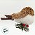 Enfeite Decorativo Para Pendurar de Natal - Pássaro Natural Rústico - 15x11x6cm - 1 unidade - Rizzo - Imagem 4
