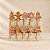 Mini Prendedor de Natal - Elementos Natalinos em Madeira - 3,5x1cm - 10 unidades - Rizzo - Imagem 1