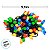 Cordão de LED Cluster Luz Quente com Fio Verde 100 Leds Coloridos - 8 Funções - 9,9m Bivolt - 1 unidade - Cromus - Rizzo - Imagem 6