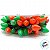 Cordão de LED Luz Quente com Fio Verde 100 Leds Vermelho e Verde - 8 Funções - 15m Bivolt - 1 unidade - Cromus - Rizzo - Imagem 3