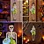 Enfeite Decorativo de Halloween para Pendurar- Esqueleto Praiano - 41cm - 1 unidade - Cromus - Rizzo - Imagem 4