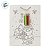Sacola de Papel de Natal para Colorir com Canetinhas - Feliz Natal - 24x31x12cm - 1 unidade - Rizzo - Imagem 2