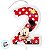 Vela Pick - Minnie Red Nº2 - 13cm - 1 unidade - Disney Original - Rizzo - Imagem 4