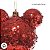 Bola de Natal - Mickey - Glitter Flocado Vermelho - 6cm - Disney Original - 6 unidades - Cromus - Rizzo - Imagem 3