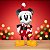 Enfeite de Natal - Mickey Mouse Cachecol - 25,5x14cm - Disney Original - 1 unidade - Cromus - Rizzo - Imagem 1