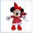 Pelúcia Minnie Mouse de Natal - Pinheirinhos - 19cm - Disney Original - 1 unidade - Cromus - Rizzo - Imagem 4