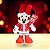 Pelúcia Minnie Mouse de Natal - Pinheirinhos - 30cm - Disney Original - 1 unidade - Cromus - Rizzo - Imagem 1