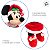 Pelúcia Minnie Mouse de Natal - Verde e Vermelha - 19cm - Disney Original - 1 unidade - Cromus - Rizzo - Imagem 2