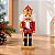 Soldado Quebra Nozes de Madeira - Vermelho - 15,5cm - 1 unidade - Rizzo - Imagem 1