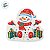 Guardanapo de Papel Natalino - Boneco de Neve - 33x33cm - 20 unidades - Rizzo - Imagem 2