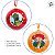 Bola de Natal - Toy Story - 8cm - Disney Original - 4 unidades - Cromus - Rizzo - Imagem 2
