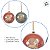 Bola de Natal - Rei Leão - 8cm - Disney Original - 4 unidades - Cromus - Rizzo - Imagem 2