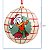 Bola de Natal - Mickey Mouse - Xadrez Branco - 8cm - Disney Original - 4 unidades - Cromus - Rizzo - Imagem 3