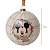 Bola de Natal - Mickey Mouse - Bege - 12cm - Disney Original - 2 unidades - Cromus - Rizzo - Imagem 3