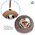 Bola de Natal - Mickey Mouse - Marrom - 8cm - Disney Original - 4 unidades - Cromus - Rizzo - Imagem 2