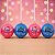 Bola de Natal - Stitch e Angel - 8cm - Disney Original - 4 unidades - Cromus - Rizzo - Imagem 1