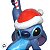 Enfeite de Natal - Stitch - 18x11cm - Disney Original - 1 unidade - Cromus - Rizzo - Imagem 3