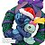 Enfeite para Pendurar de Natal - Stitch e Xepa - 10cm - 1 unidade - Cromus - Rizzo - Imagem 2