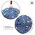 Bola de Natal - Stitch - Azul - 8cm - Disney Original - 4 unidades - Cromus - Rizzo - Imagem 2