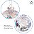 Bola de Natal - Stitch e Angel - Glitter - 10cm - Disney Original - 2 unidades - Cromus - Rizzo - Imagem 2