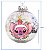 Bola de Natal - Stitch e Angel - Glitter - 10cm - Disney Original - 2 unidades - Cromus - Rizzo - Imagem 4