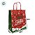 Sacola de Papel Kraft de Natal - Boas Festas - 20x15x25cm - Ref.3623 - 10 unidades - Rizzo - Imagem 3