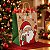 Sacola de Papel Kraft de Natal - Santa Claus - 20x15x25cm - Ref.2223 - 10 unidades - Rizzo - Imagem 4