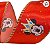 Fita Decorativa Aramada - Mickey e Minnie - Vermelho - 6,3x914cm - Disney Original - 1 unidade - Cromus - Rizzo - Imagem 4