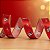 Fita Decorativa Aramada - Mickey e Minnie - Vermelho - 3,8x914cm - Disney Original - 1 unidade - Cromus - Rizzo - Imagem 1