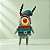Pelúcia Plankton de Natal - Bob Esponja - 30x12cm - 1 unidade - Rizzo - Imagem 1