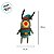 Pelúcia Plankton de Natal - Bob Esponja - 30x12cm - 1 unidade - Rizzo - Imagem 4