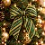 Fita Aramada Decorativa de Natal - Verde e Ouro com Listras e Glitter - 6,3cmx9,14m - 1 unidade - Cromus - Rizzo - Imagem 4