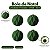Bola de Natal - Ondulada e Flocada - Verde - 10cm - 4 unidades - Cromus - Rizzo - Imagem 4