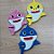 Aplique de EVA Baby Shark Pequeno com 3 unidades 8x6cm - Rizzo Embalagens - Imagem 2