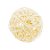Bola Rattan Nude 6cm - 01 unidade - Cromus Natal - Rizzo - Imagem 1